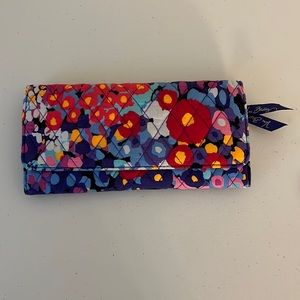 Vera Bradley Trifold Wallet in Impressionista Pattern